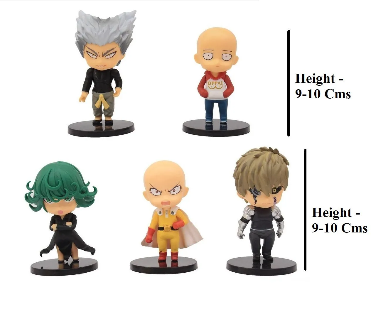 One Punch Man Action Figures - Set of 5 | 10 CMS |
