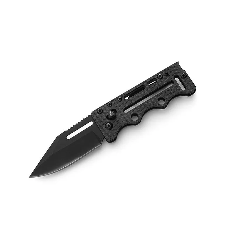 Other Camping & Hiking Products Knife Full Black Mini Stainless Steel Camping Self Defense Edc Knife