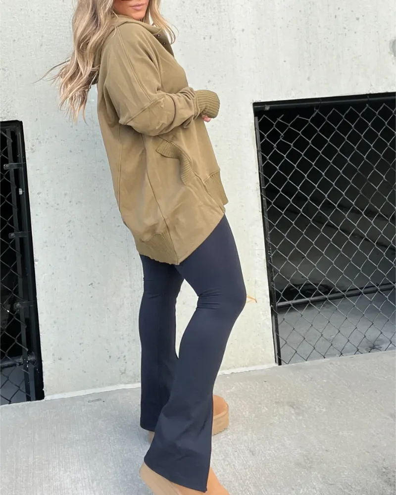 Oversized Hoodie With Functional Design