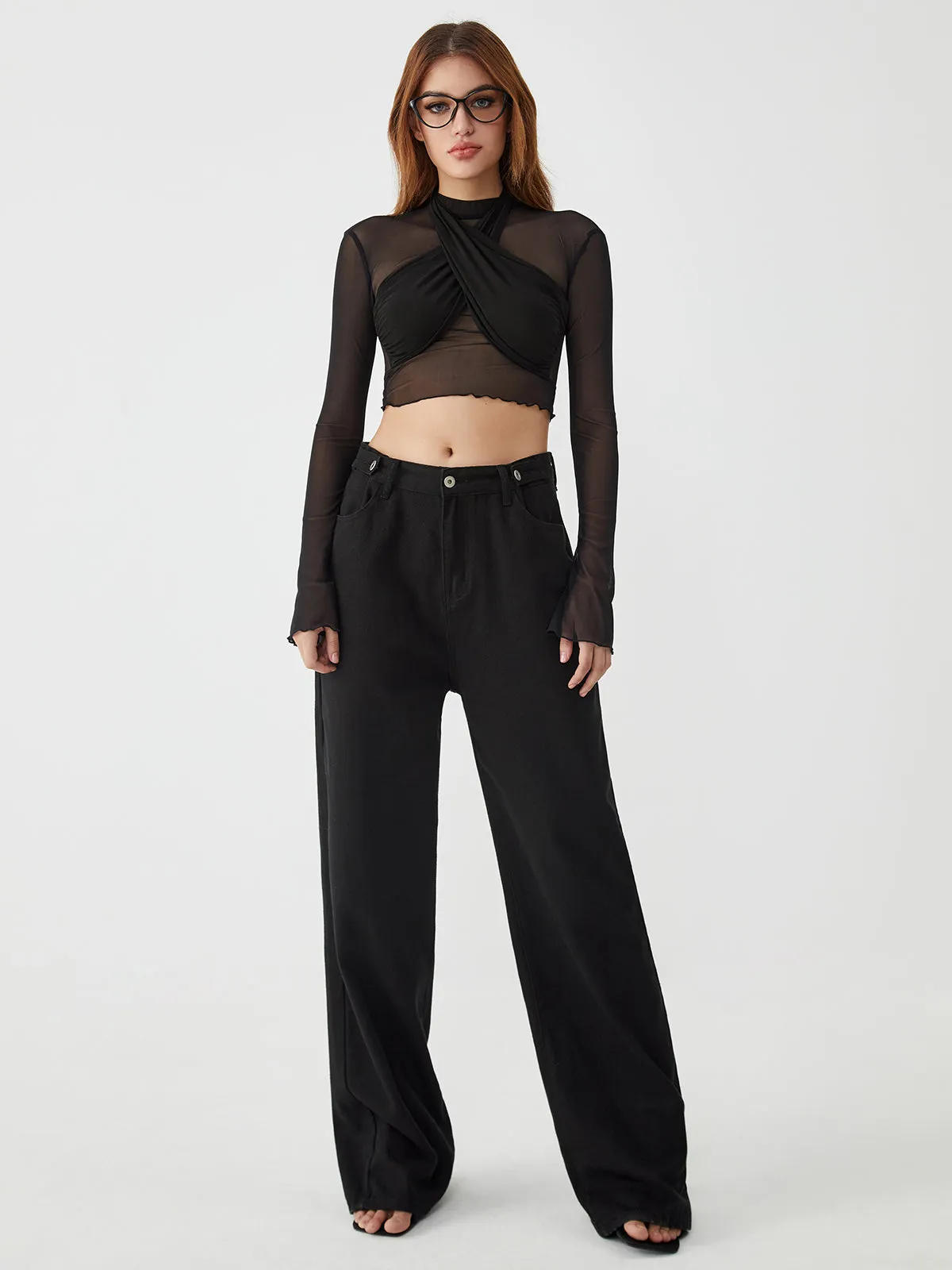 Patchwork Criss Graceful Cross Shirt