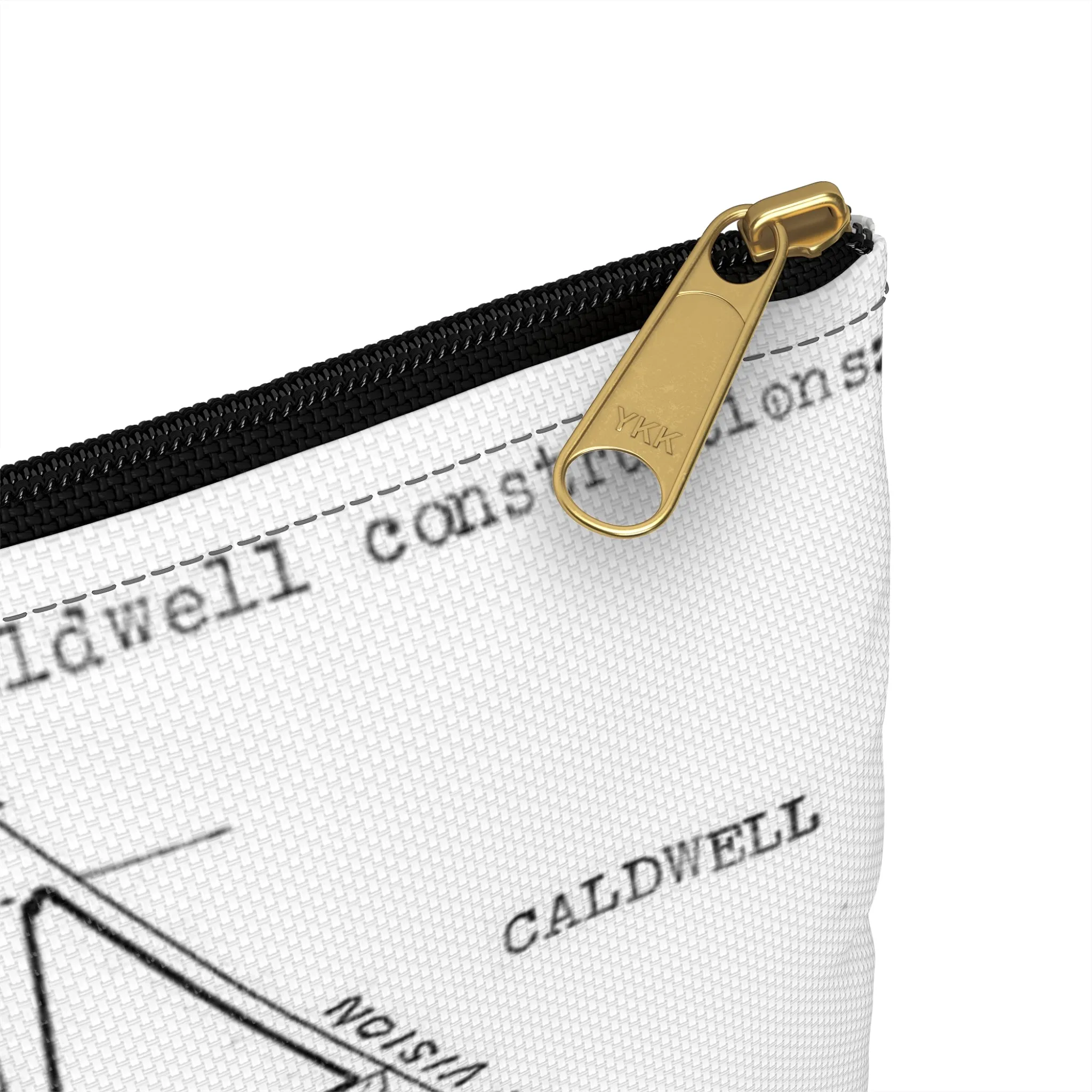 Patent Case File No. 2,298,194, Birdproofing, Inventor- Frederick W. Caldwell. - DPLA - 74c301010ed26c59dcbf62dd3cb26c47 (page 52) Large Organizer Pouch with Black Zipper