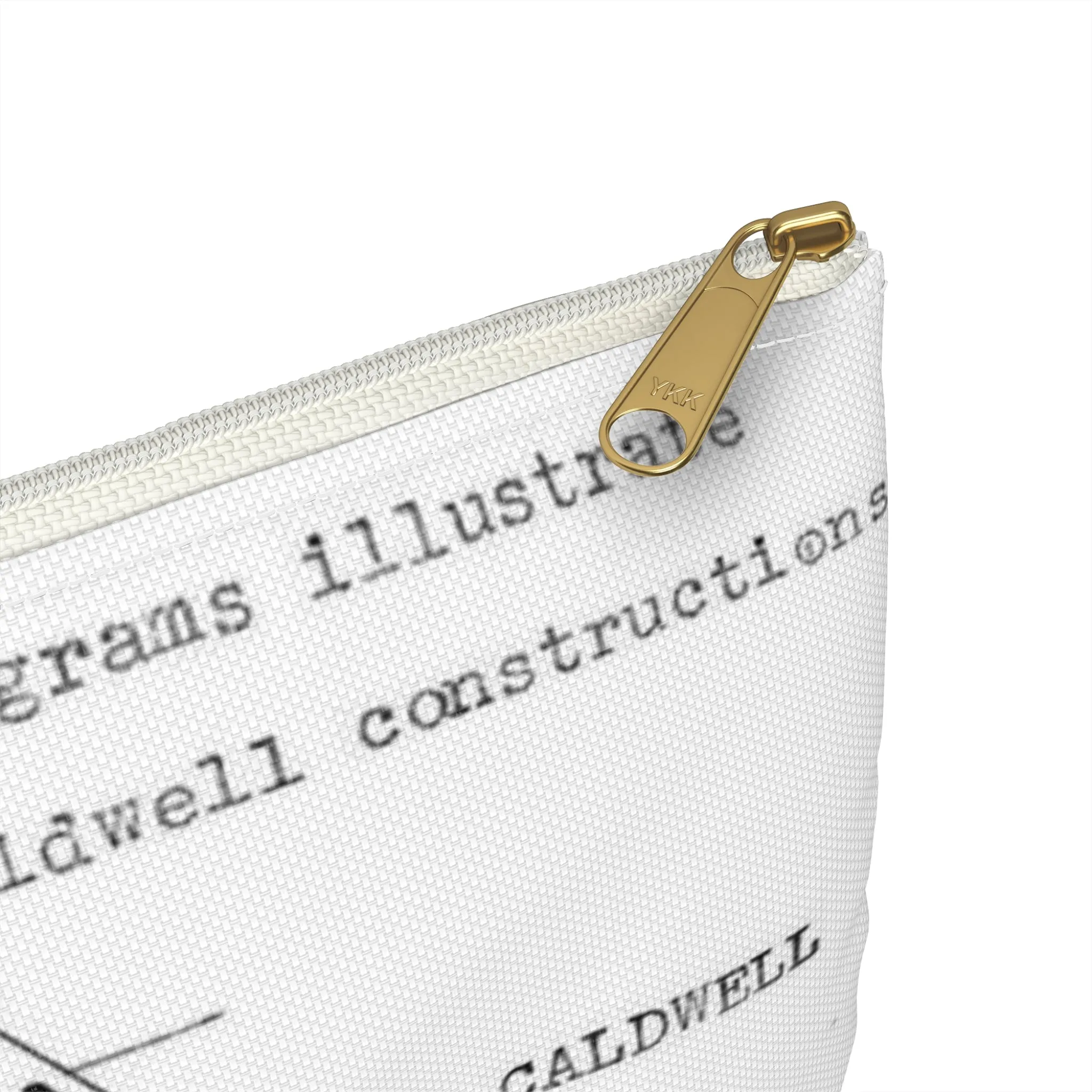 Patent Case File No. 2,298,194, Birdproofing, Inventor- Frederick W. Caldwell. - DPLA - 74c301010ed26c59dcbf62dd3cb26c47 (page 52) Large Organizer Pouch with Black Zipper