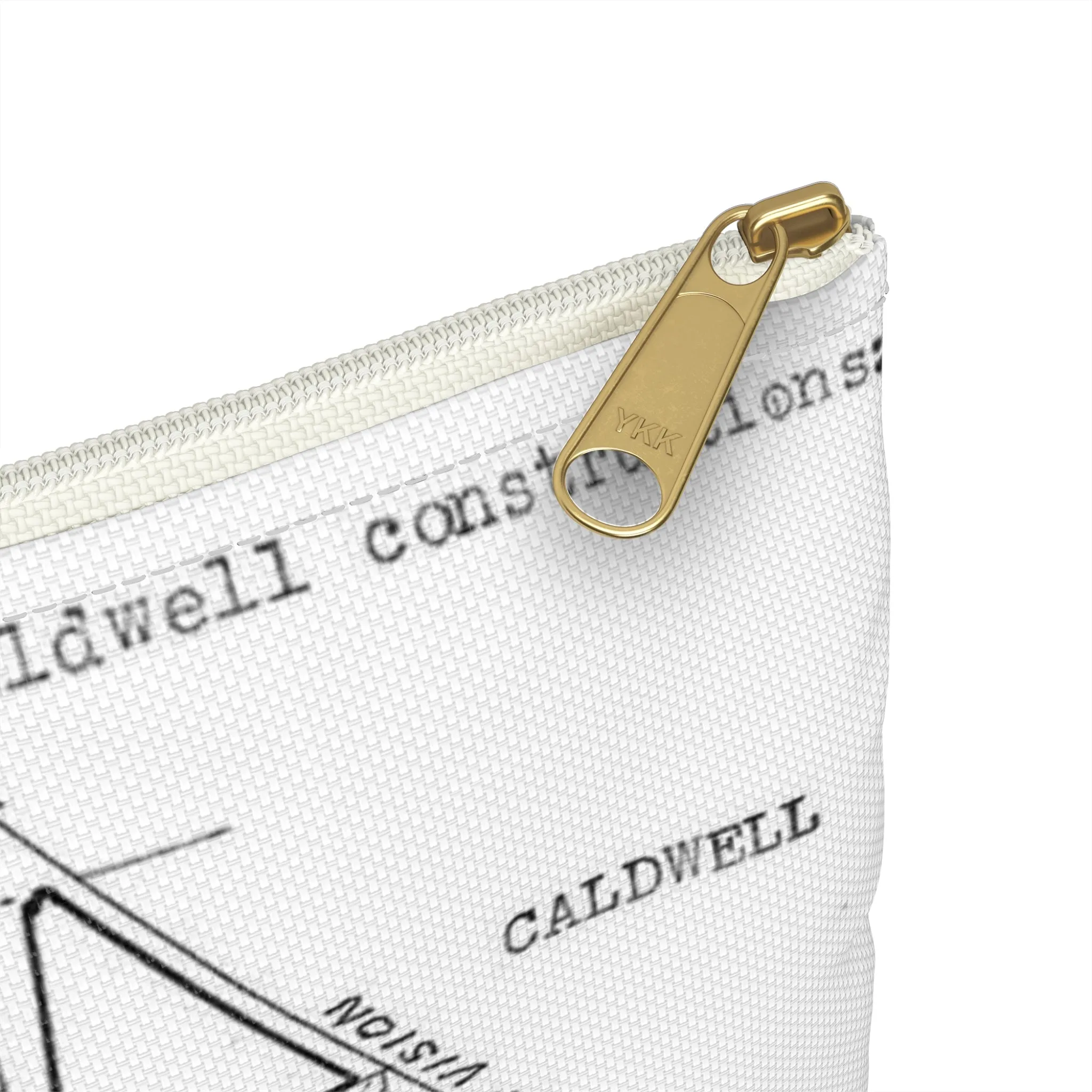 Patent Case File No. 2,298,194, Birdproofing, Inventor- Frederick W. Caldwell. - DPLA - 74c301010ed26c59dcbf62dd3cb26c47 (page 52) Large Organizer Pouch with Black Zipper