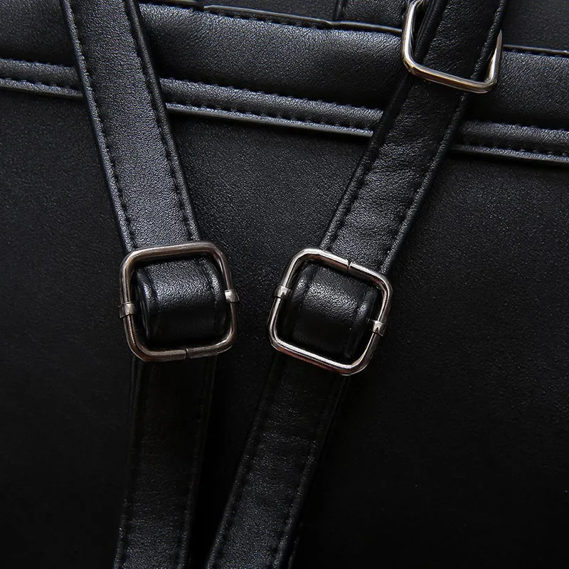 Paziye Women's Simple Contrast Color Backpack