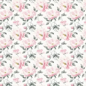 Peonies Dark Blush Wallpaper
