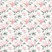 Peonies Dark Blush Wallpaper