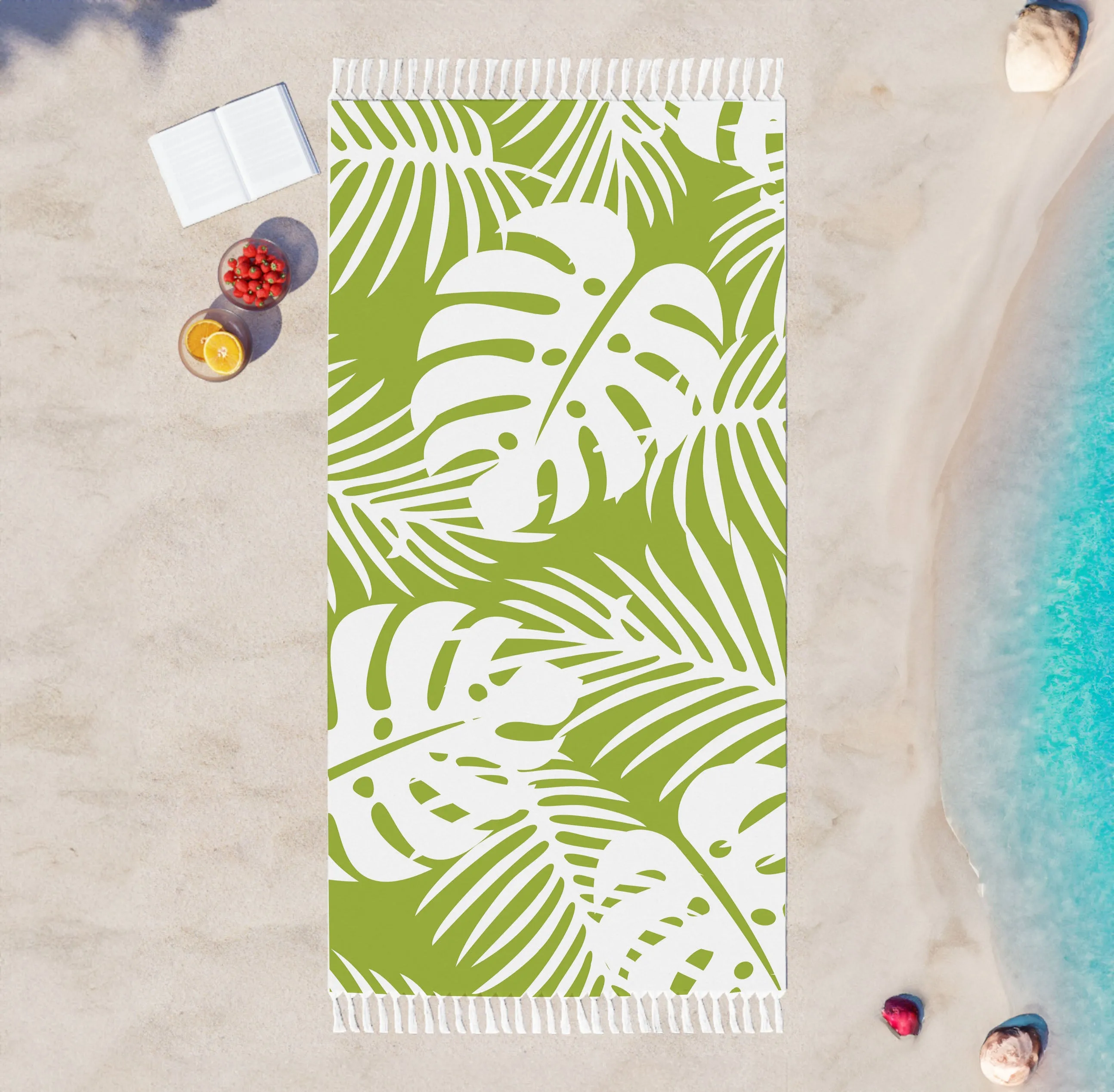 Personalized Boho Beach Towel