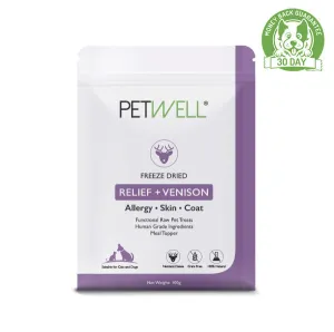 PetWell RELIEF   VENISON Functional Treats