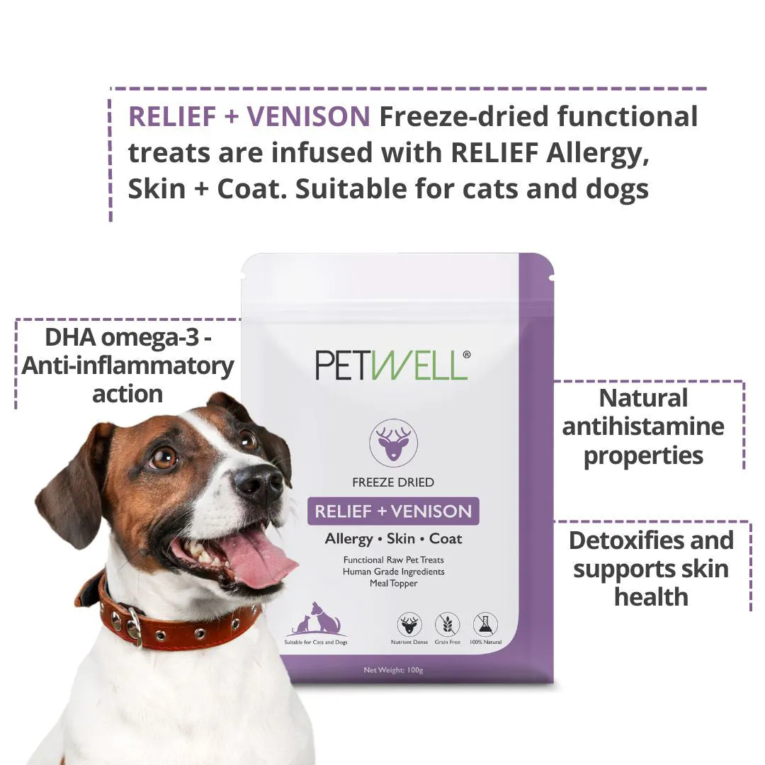 PetWell RELIEF   VENISON Functional Treats