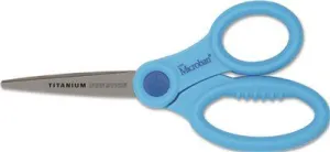 Pointed Kids Scissors 5 Inch  Length Non-Stick Titanium