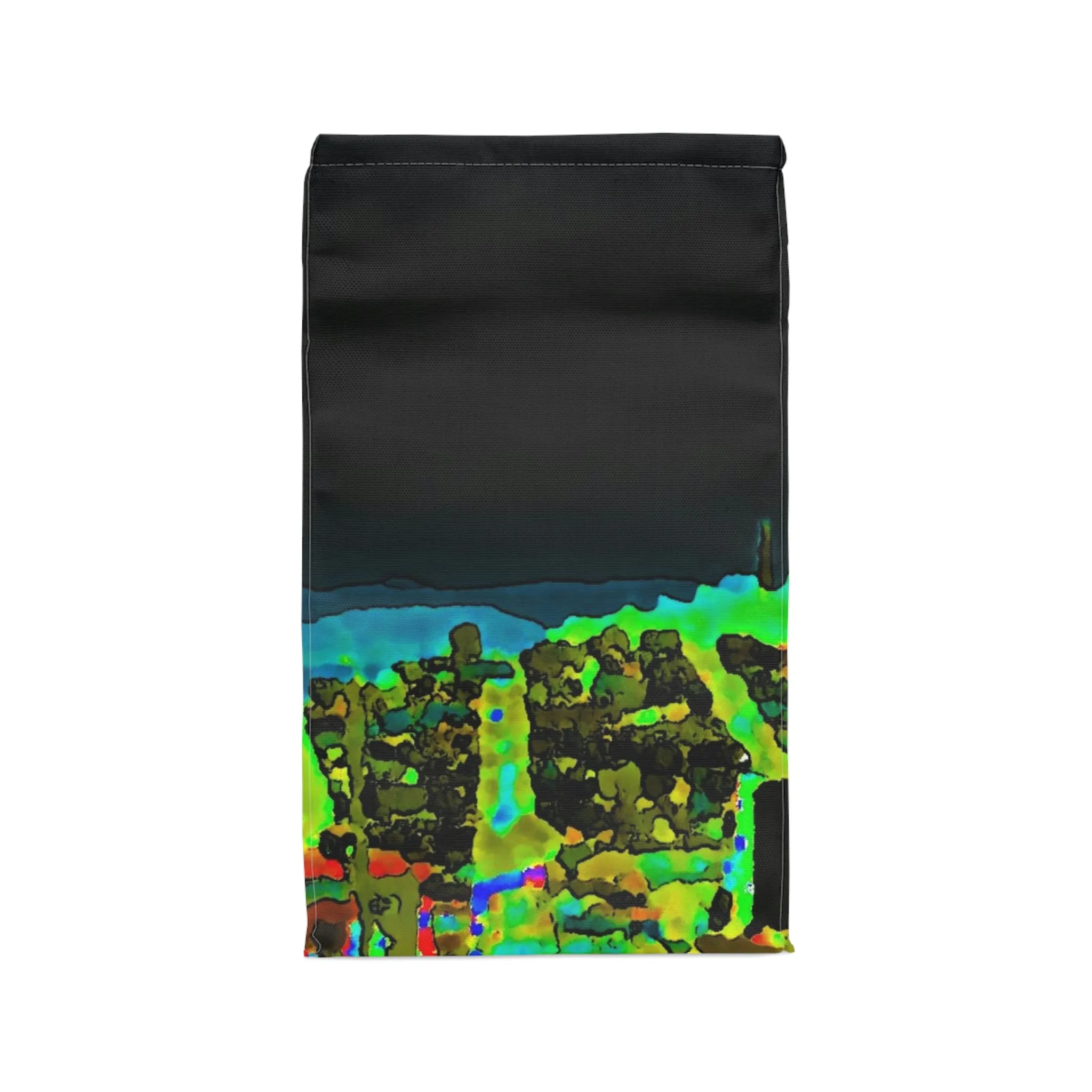 Polyester Lunch Bag ..."Lombard Street San Francisco, CA, USA" ... Family Archives 1970's ... Original Works ...