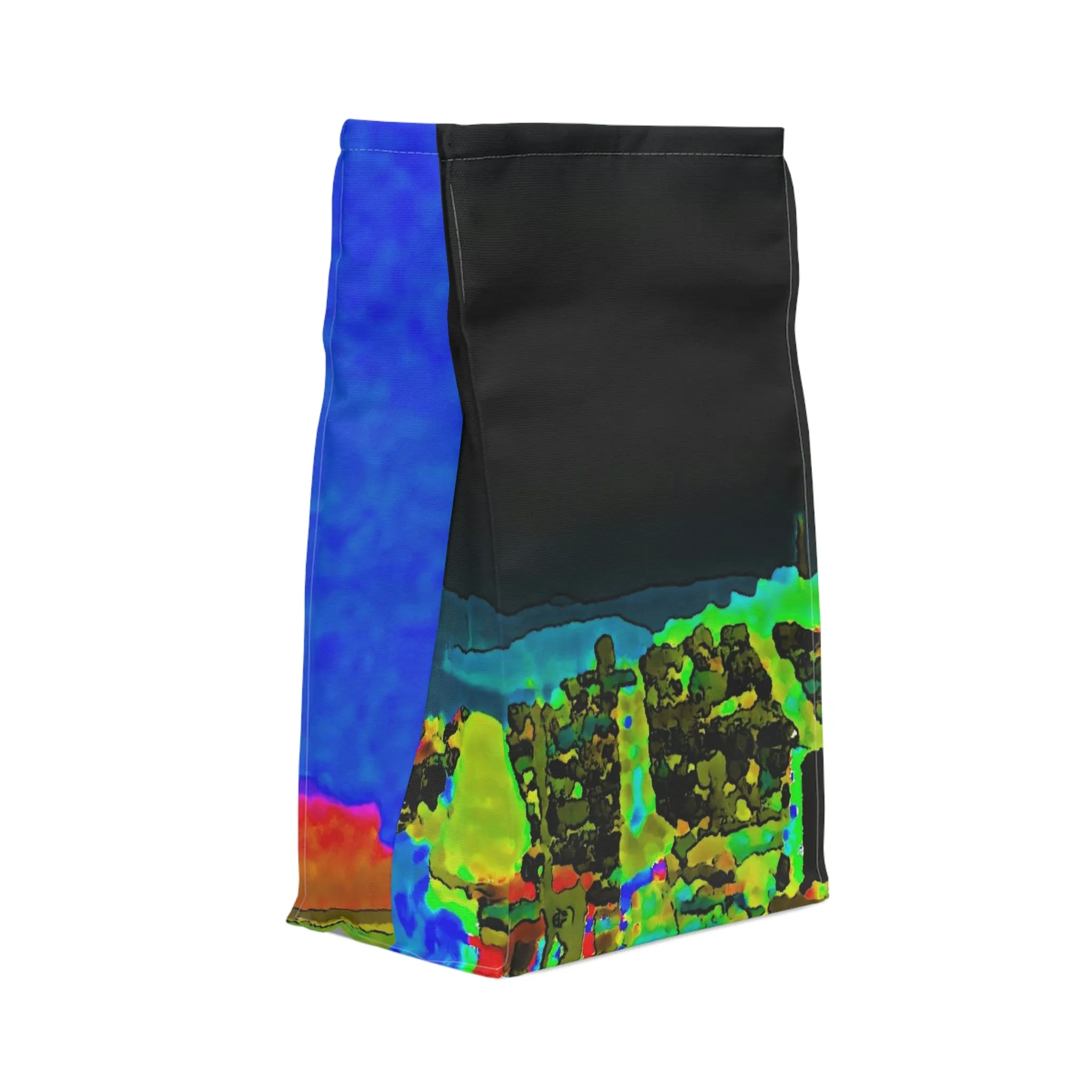 Polyester Lunch Bag ..."Lombard Street San Francisco, CA, USA" ... Family Archives 1970's ... Original Works ...