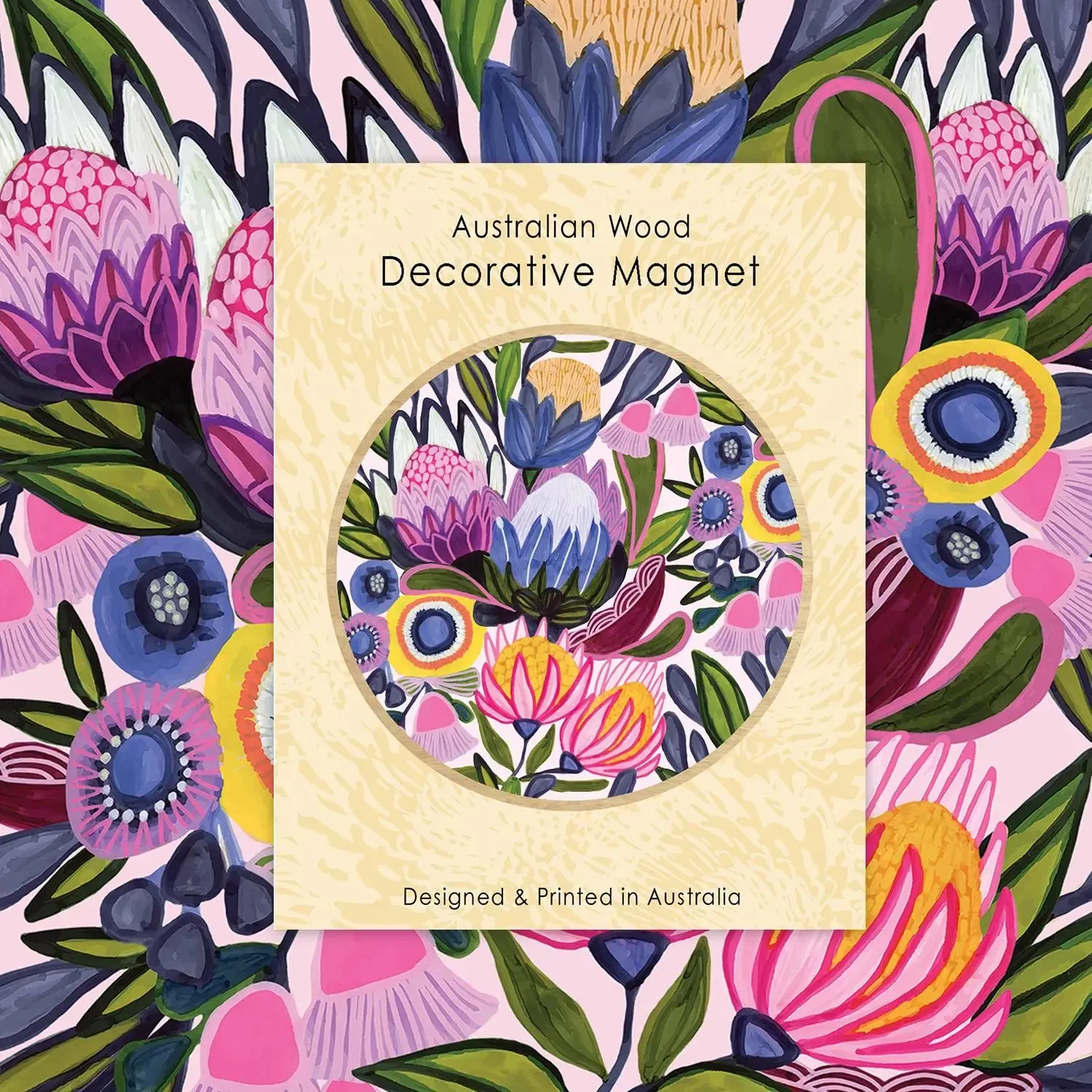 Protea Magnifica Magnet & Card Set