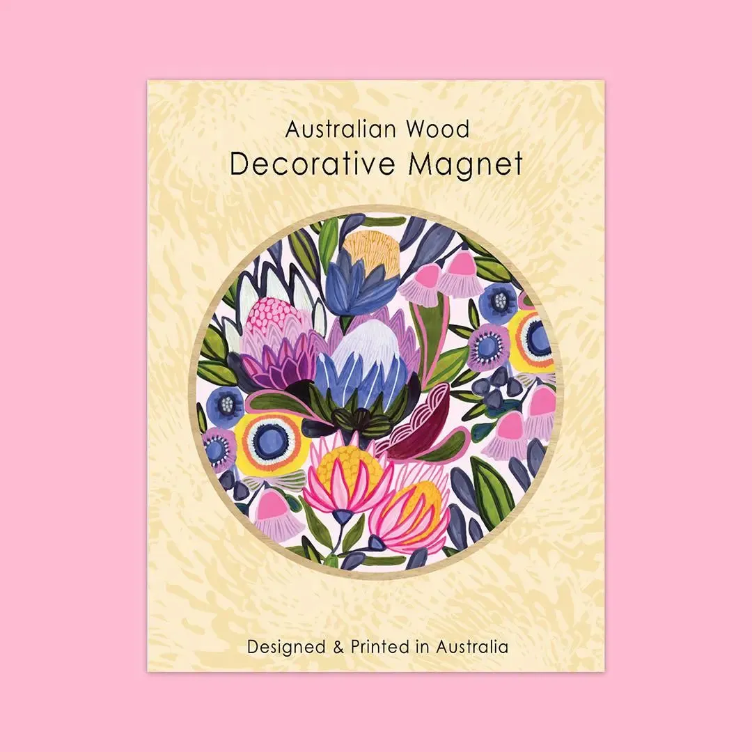 Protea Magnifica Magnet & Card Set