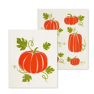 Pumpkins Swedish Cloths - Set of 2