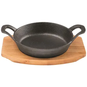 Pyrocast Round Gratin 17.8cm with Tray