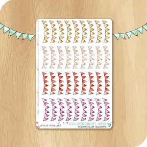 Rainbow Collection - Red Party Banners