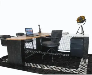 Reclaimed Wood Workstation