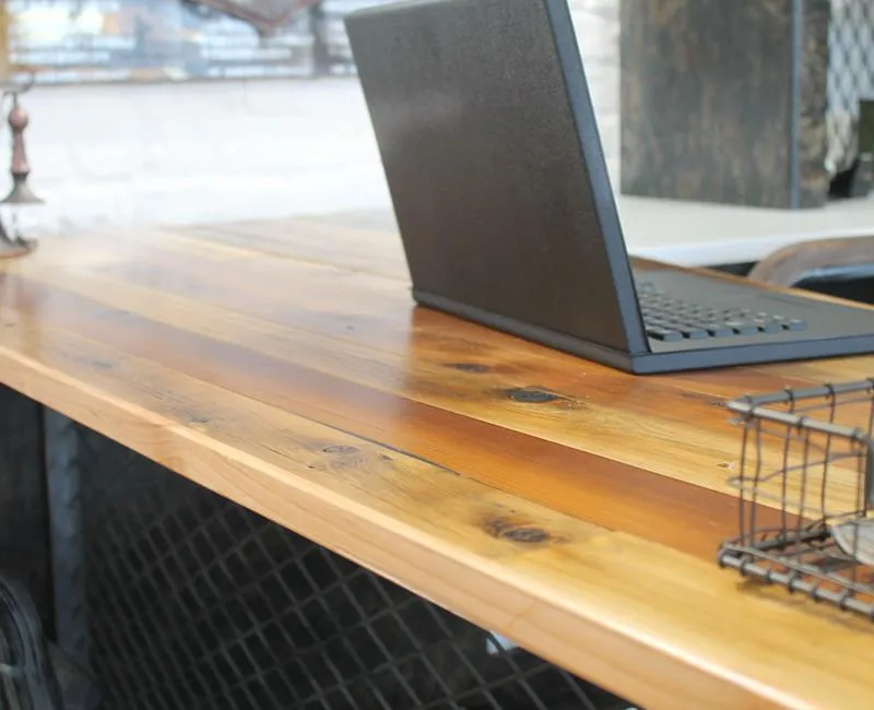 Reclaimed Wood Workstation