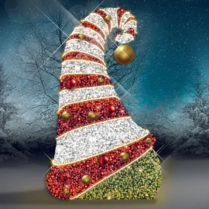 RED & WHITE SANTA HAT