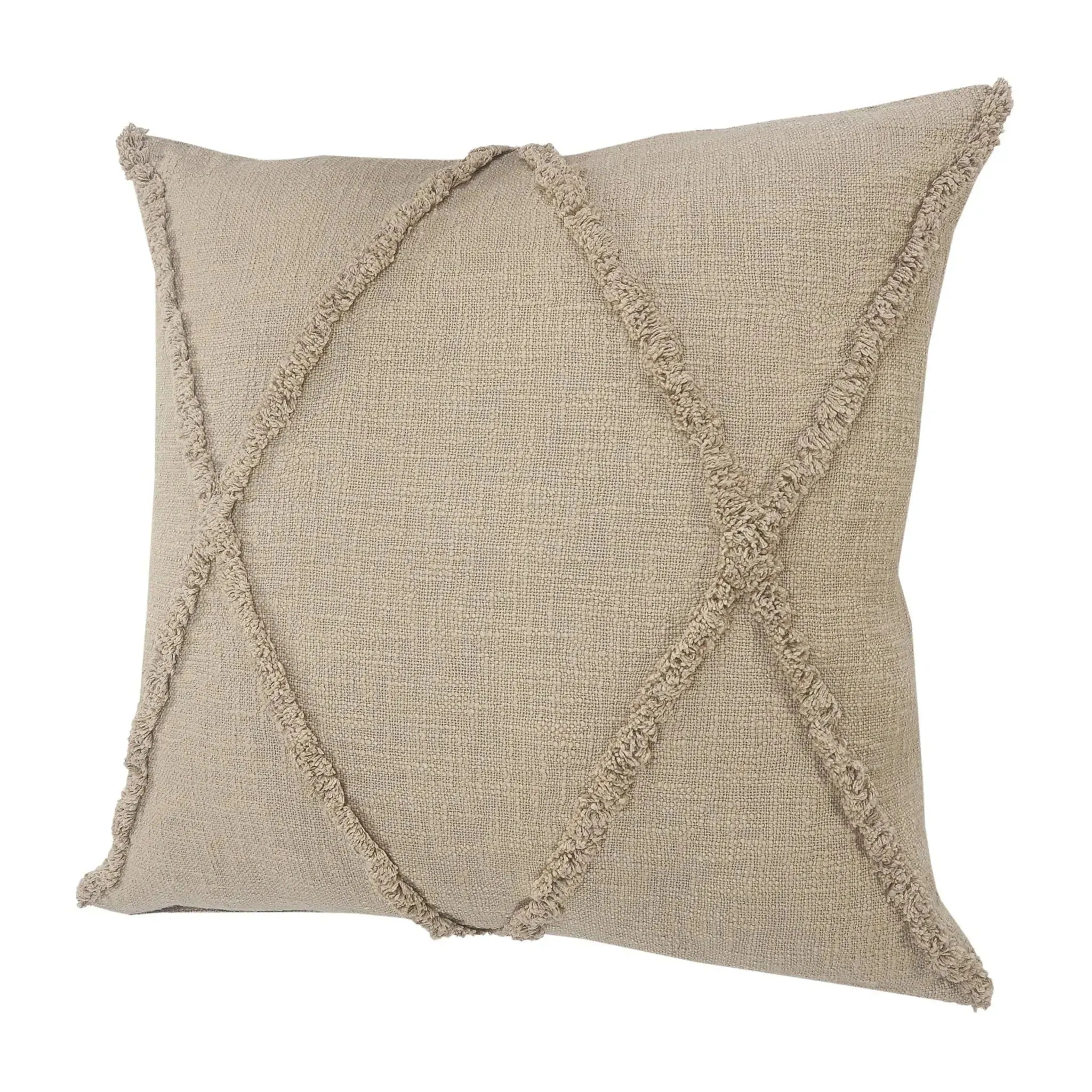 Reese Lr07325 Taupe Brown Pillow