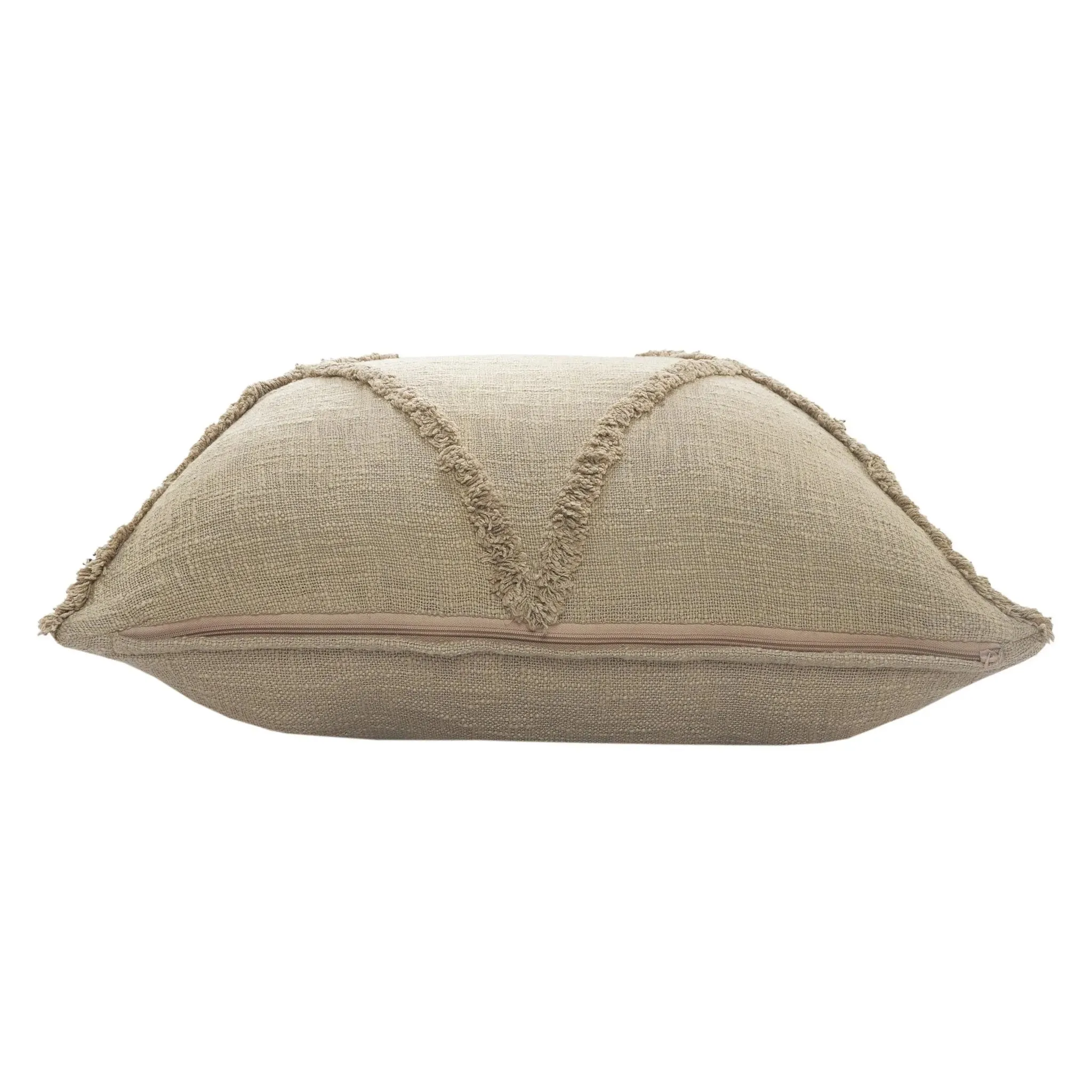 Reese Lr07325 Taupe Brown Pillow
