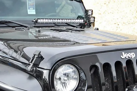 Rigid Industries 20" Light Bar Hood Mount - 2007-2016 JK