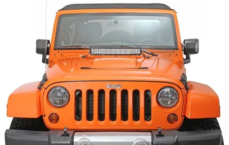 Rigid Industries 20" Light Bar Hood Mount - 2007-2016 JK