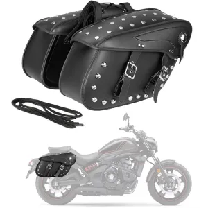 Rivet-Style 50L Motorcycle Saddlebags – Universal Tool Bag