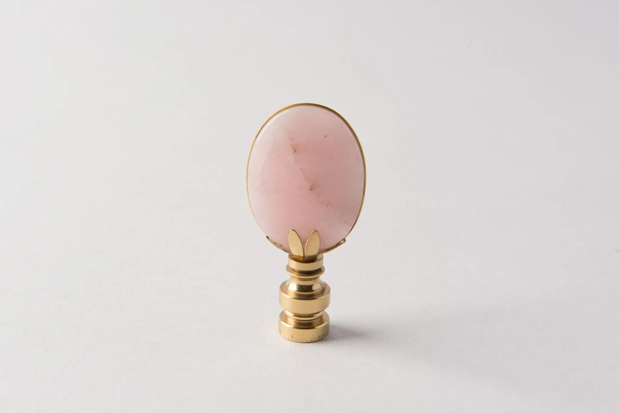 Rose Quartz Oval Finial
