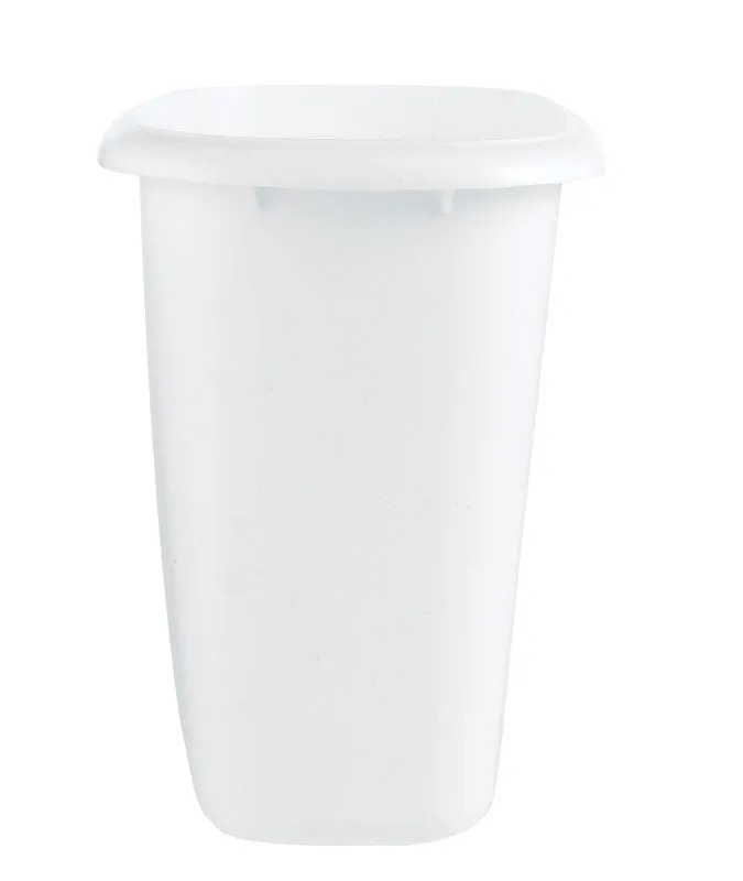 Rubbermaid 1.5 gal White Plastic Vanity Wastebasket