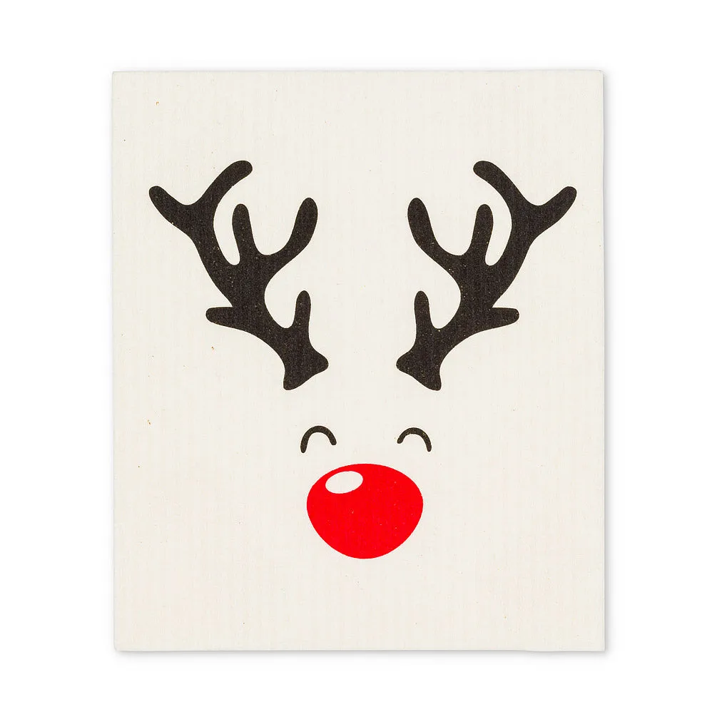 Rudolph and Names Swedish Dishcloths