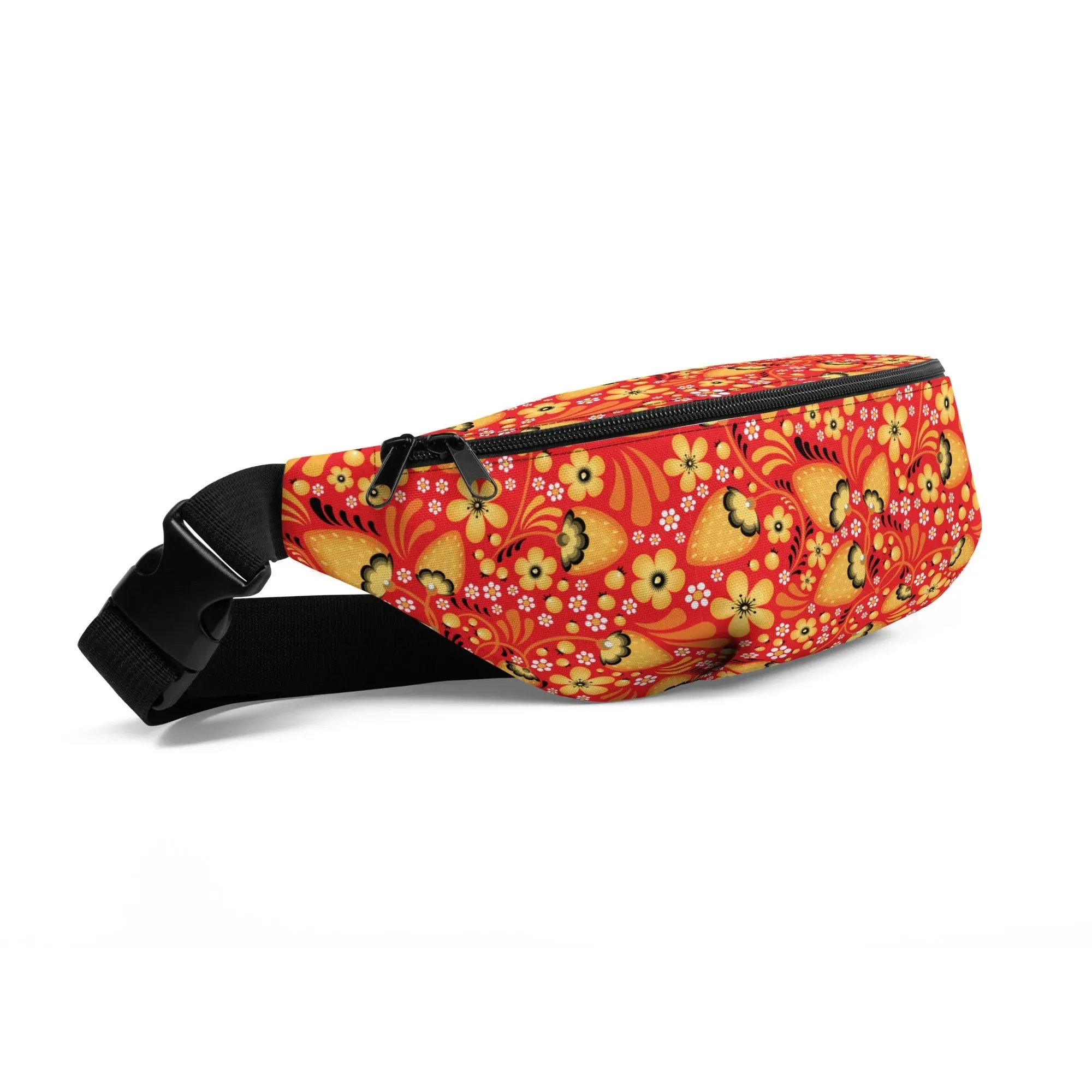 Russian Red Khokhloma Fanny Pack