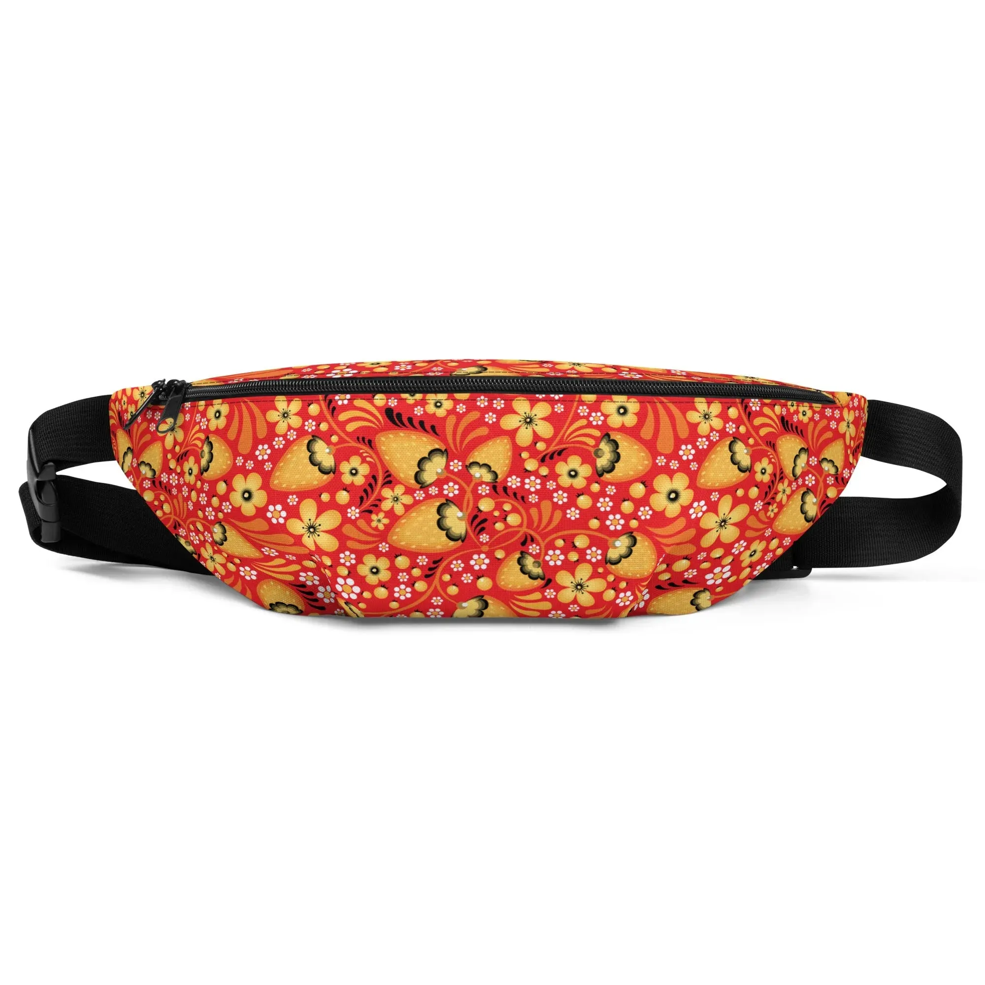 Russian Red Khokhloma Fanny Pack