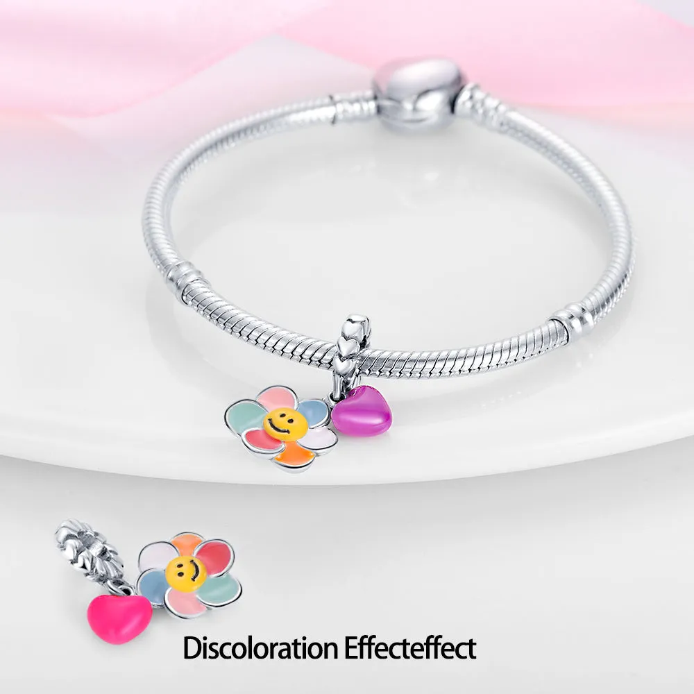 S925 Silver Luminous Charms Bead Grow in the Dark For Bracelet and Necklace