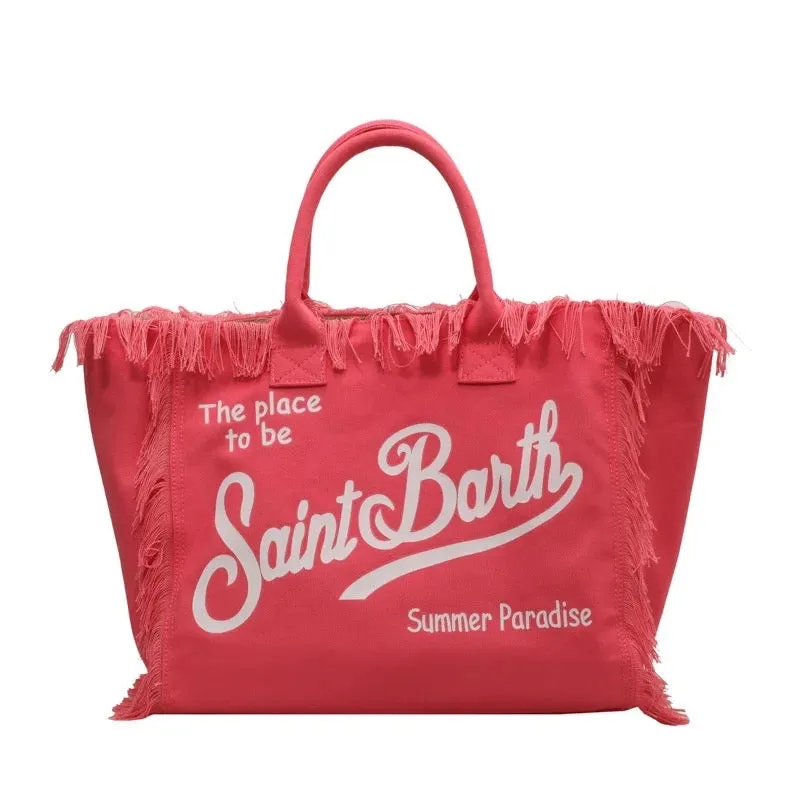 Saint Barth Fringe Tote