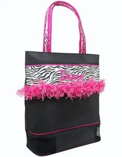 Sassi Zebra/Fringe Large Tote