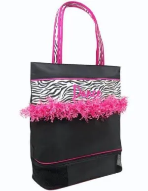 Sassi Zebra/Fringe Large Tote