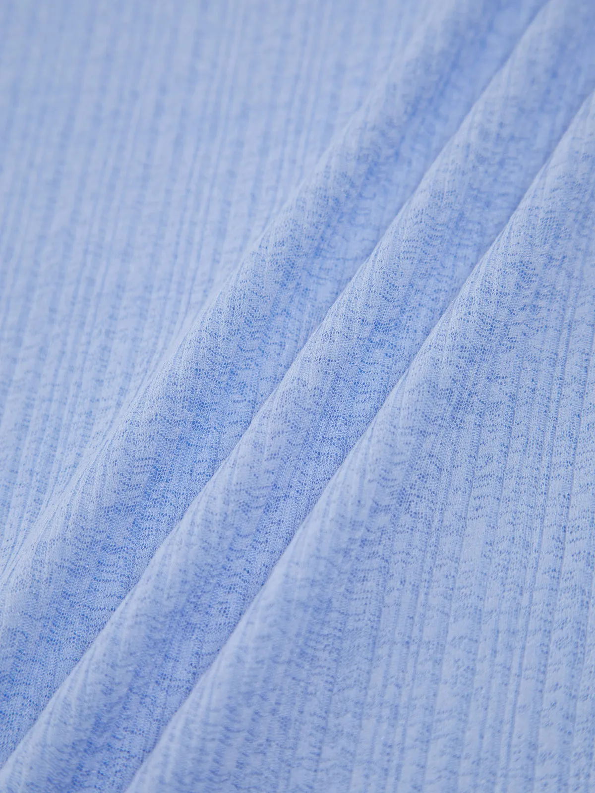 See Through Graceful Mesh Textured Shirt
