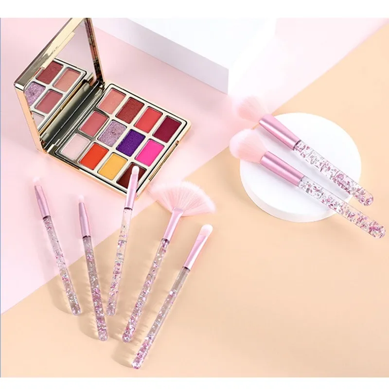 Sequin Makeup Brush Set(7pcs)