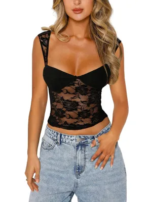 Sheer Knit Graceful Wide Leg Pants