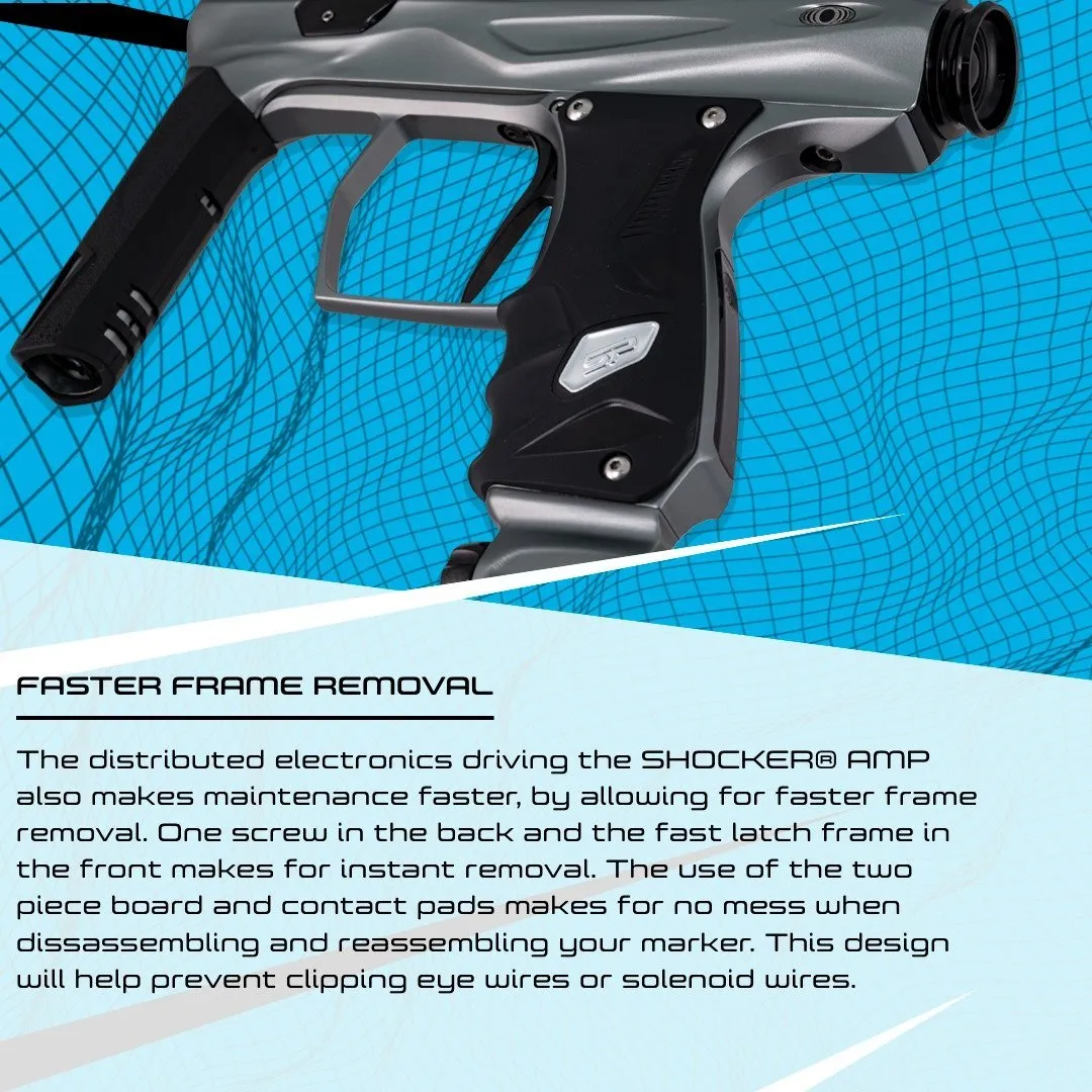 Shocker AMP - Dust Pewter/Black - Paintball Gun