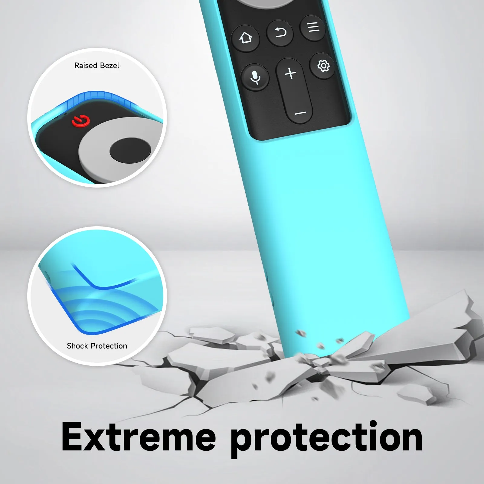 Silicone Shockproof Cover Protective Case for TCL RC10P TV Remote Control