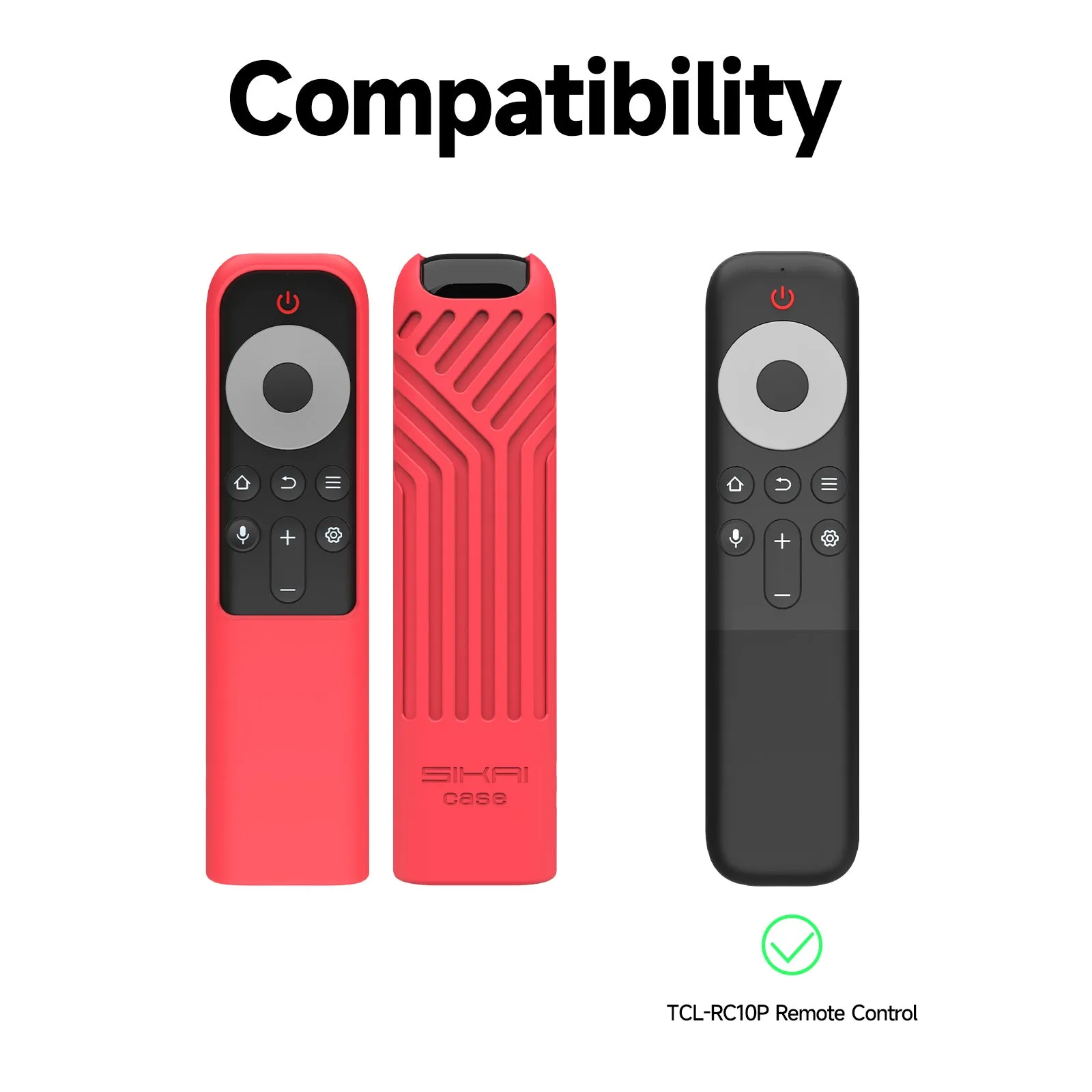 Silicone Shockproof Cover Protective Case for TCL RC10P TV Remote Control