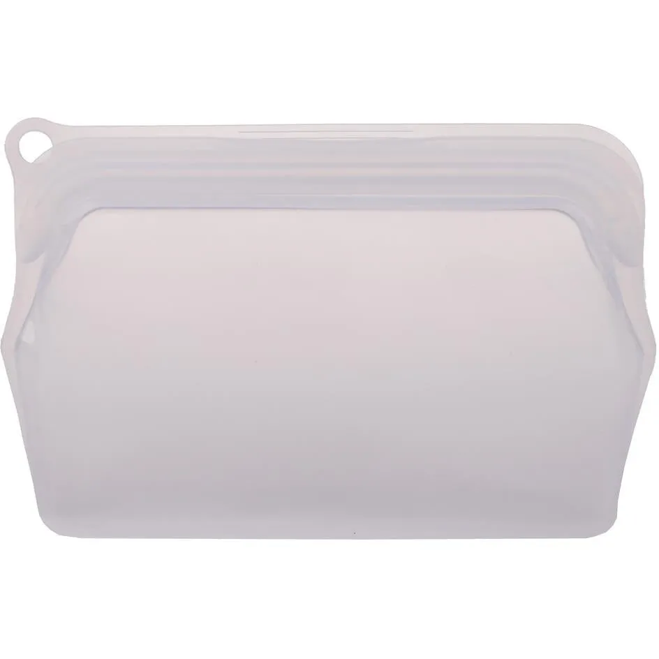 Silicone Small Food Storage Bag 300ml - White