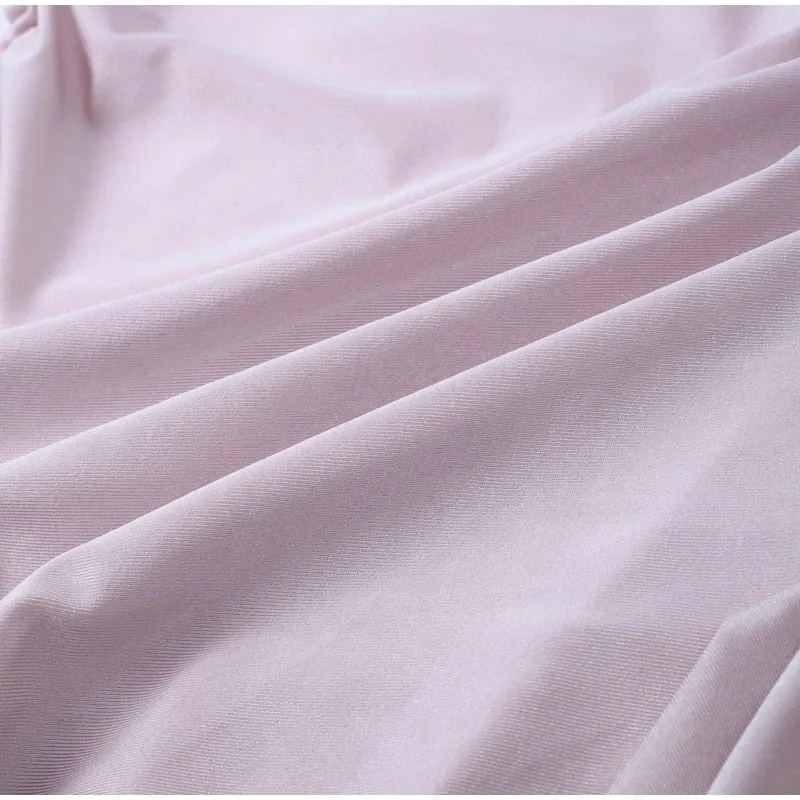 Sleeveless Backless Graceful Slim Pleated Dress