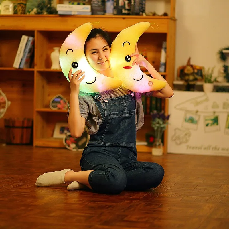 Soft Plush Luminous Star Cushion