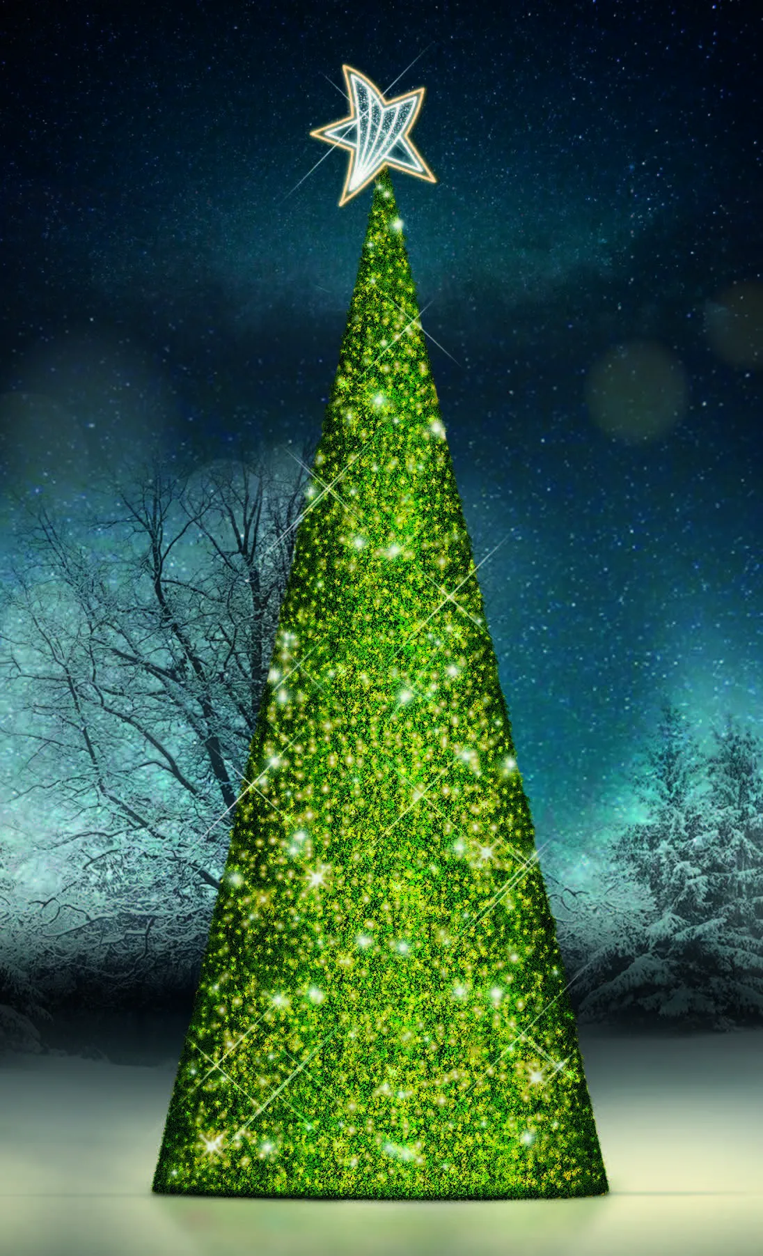 SOFT SHIMMER TREE (TREE ONLY)