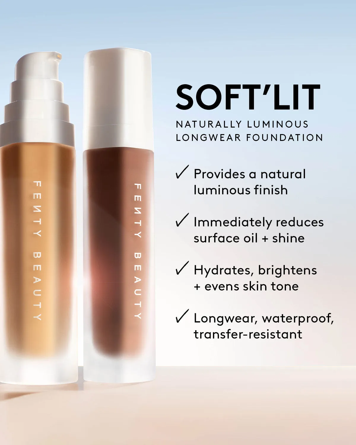 Soft'lit Naturally Luminous Longwear Foundation — 485