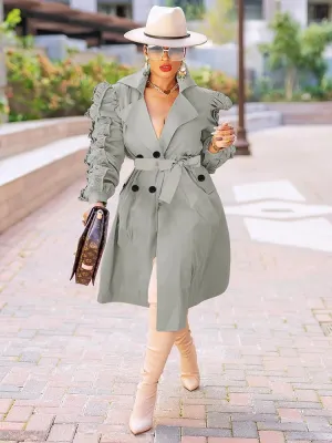 Solid Crop Graceful Puffer Jacket